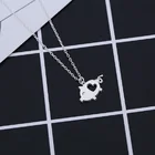 Персонализированное ожерелье в виде милого поросенка и сердца, ювелирное изделие в виде животного, подарок для защиты животного, очаровательное уникальное украшение в виде знака зодиака, свиньи, милого питомца