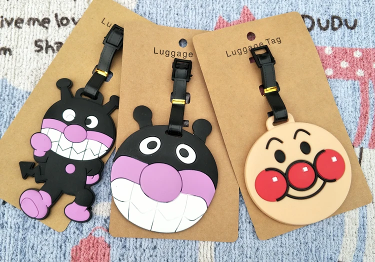 

IVYYE Anpanman Baikinman Anime Travel Accessories Luggage Tag Suitcase ID Address Portable Tags Holder Baggage Label New