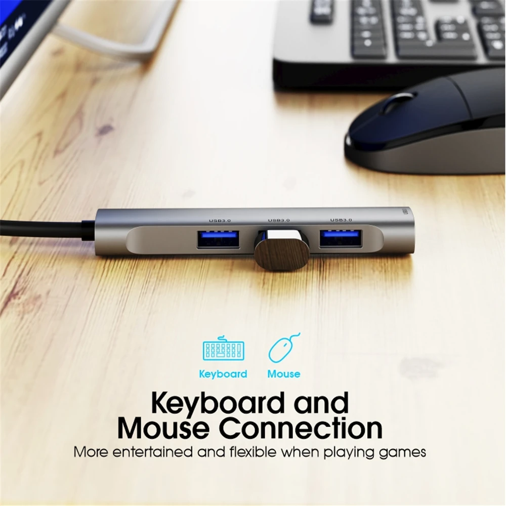 vothoon usb c hub адаптер с 4 usb портами для за