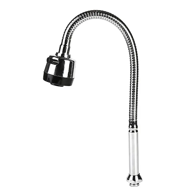 

2021 New 360 Degrees Rotation Sink Faucet Pipe Stainless Steel Kitchen Sink Spout Water Saving Outlet Fexible Tube Single Handle