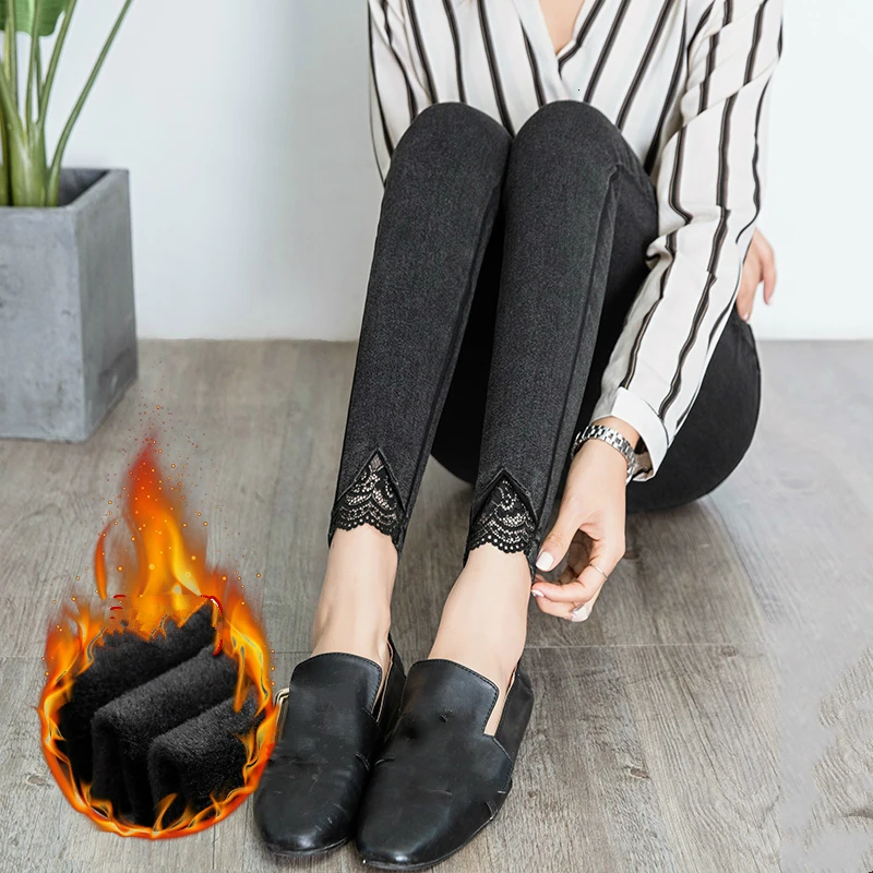 Осенне зимние женские бархатные леггинсы теплые флисовые облегающие брюки