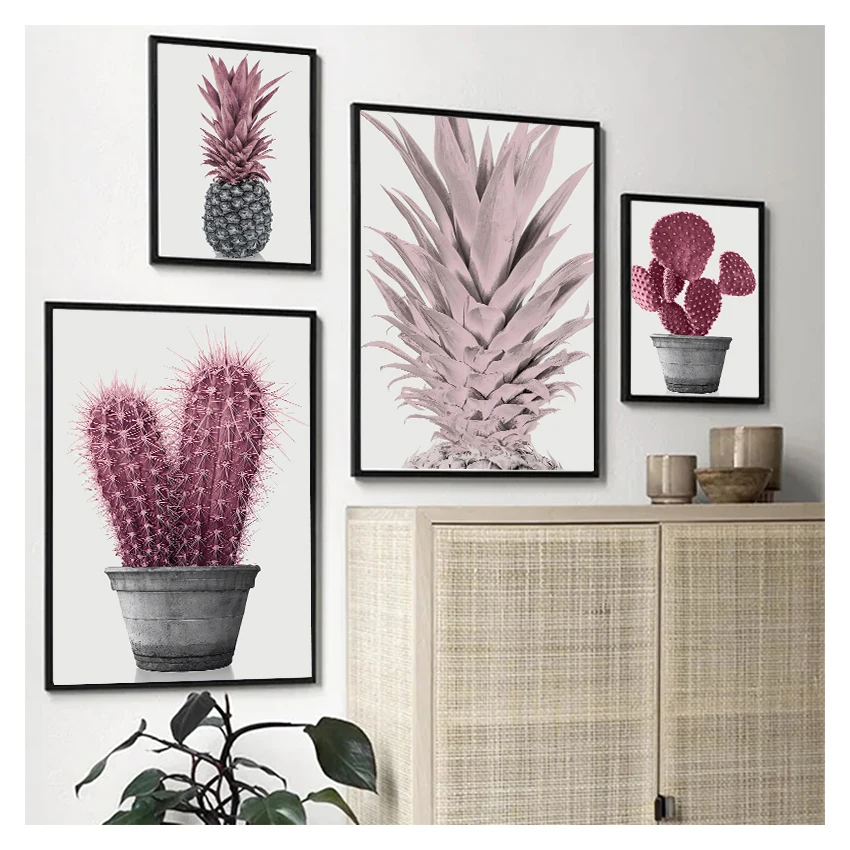 Настенные картины постеры и принты для украшения дома искусство растений на