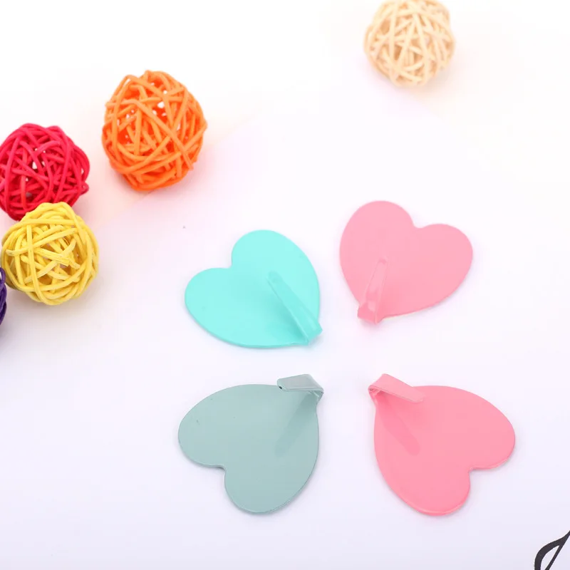 

Крючок для влюбленных из нержавеющей стали, минималистичный креативный крючок без гвоздей, персиковый крючок в форме сердца, розовый крючо...