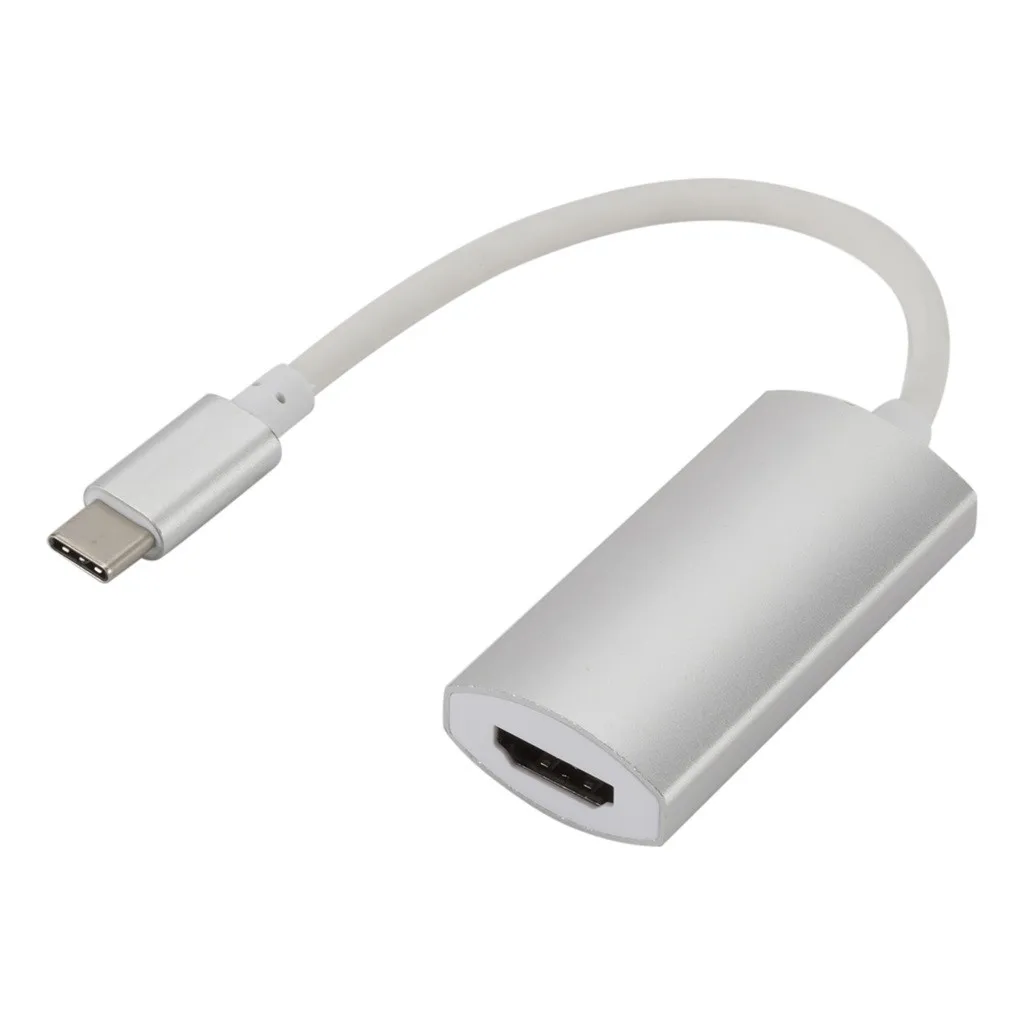 Binmer 19,5 см USB 3,1 Тип C USB-C к HDMI 4K кабель HDTV адаптера для samsung Galaxy Note 10/10 плюс Mac Book Air# G1