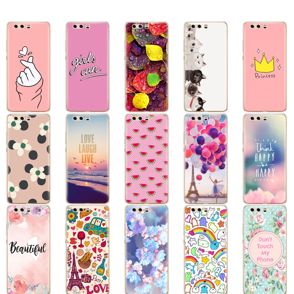 Чехол для телефона huawei P10 LITE Plus 2017 oft симпатичный силиконовый чехол из ТПУ с 360