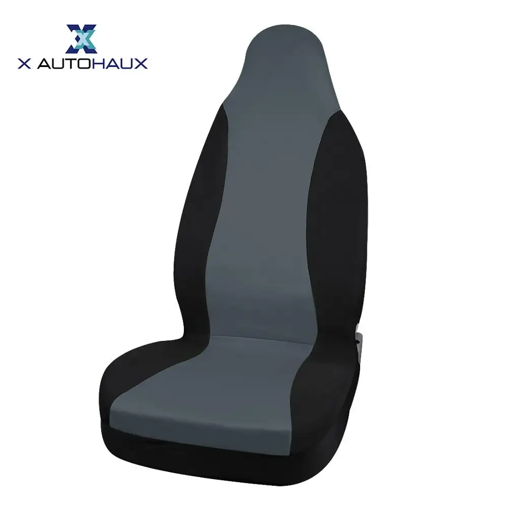 gray black X Autohaux 5 видов цветов ковш универсальные автомобильные чехлы для сидений, подходят для автомобиля, грузовика, внедорожника, интерьера, декоративные Чехлы, аксессуары - Название цвета: gray black