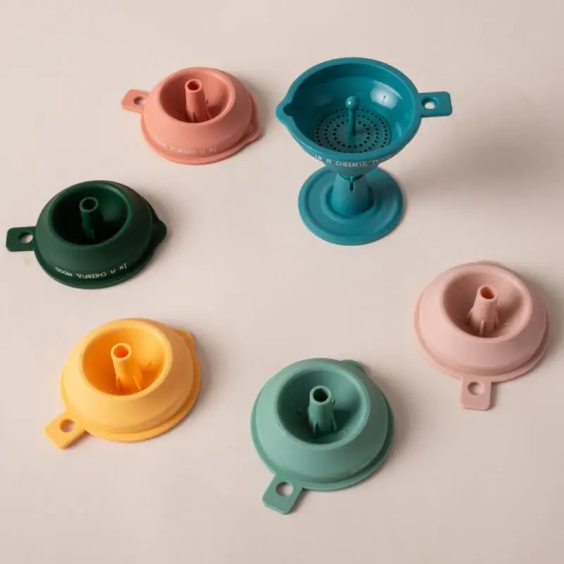 

Oil Pot Funnel Creative Silicone Folding Funnel Kitchen Multifunctional Mini Folding Oil Funnel Liquid Filling Kitchen Tools