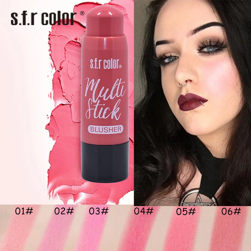 Новый розовый водонепроницаемый стойкий увлажняющий румяна Стик Осветляющий