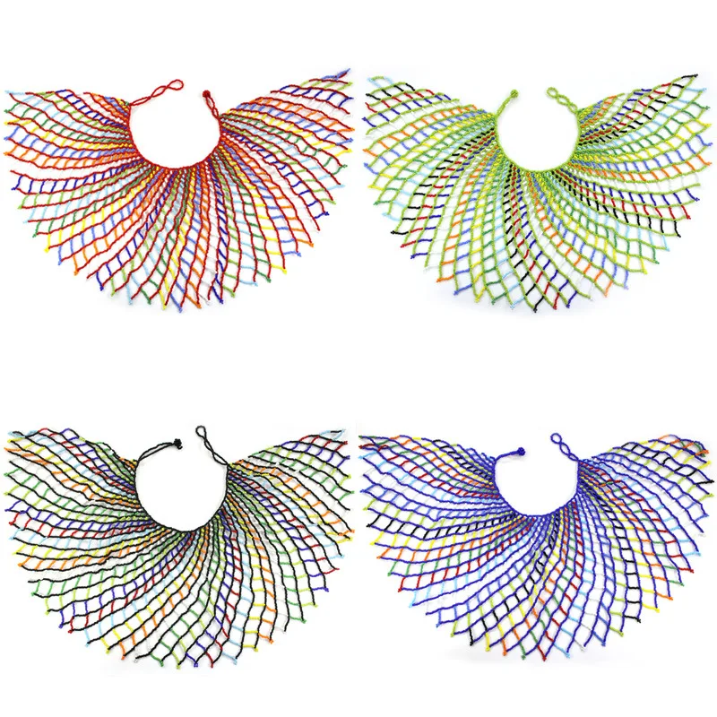 Модное женское богемное стильное этническое ювелирное изделие из бисера с