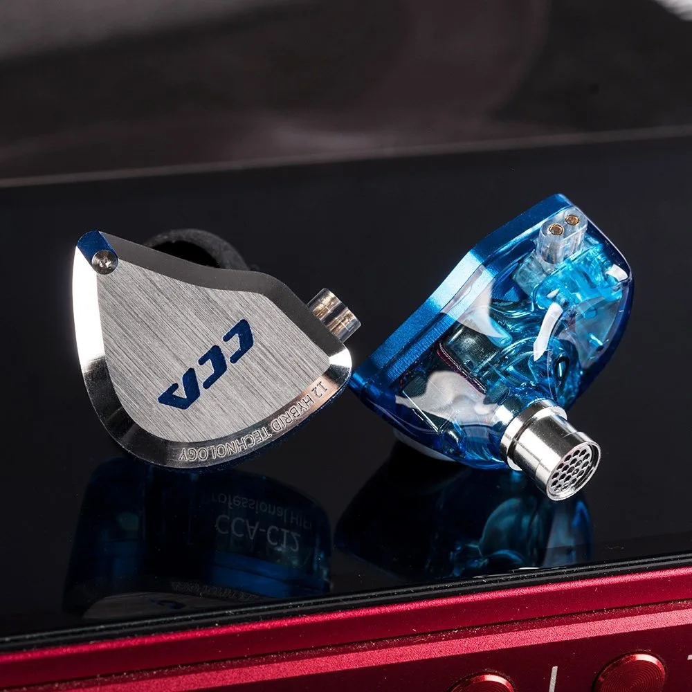 CCA C12 5BA+ 1DD гибридные наушники 12 водителей HIFI DJ монитор наушники KZ ZSX AS10 ZST CCA C10 C16