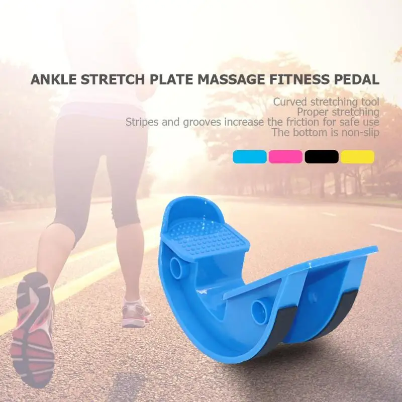Foot Stretcher Rocker Ankle Plantar Muscle Calf Stretch Board For Achilles Tendonitis Yoga Fitness Sports Massage Pedal | Спорт и
