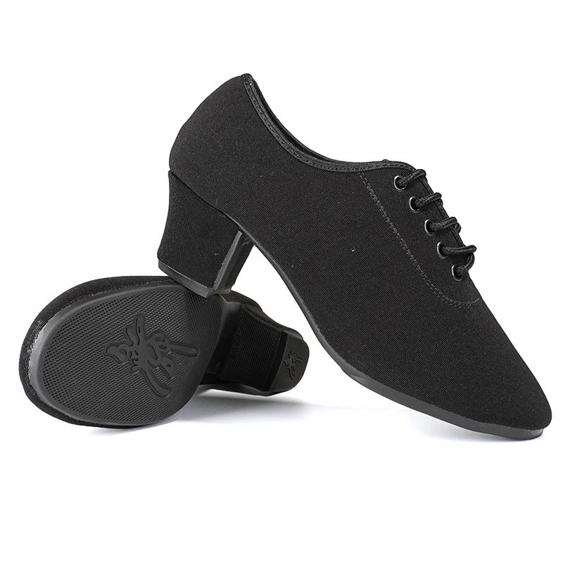 Обувь для латинских танцев Мужская обувь в стиле джаз эластичная ткань мягкая