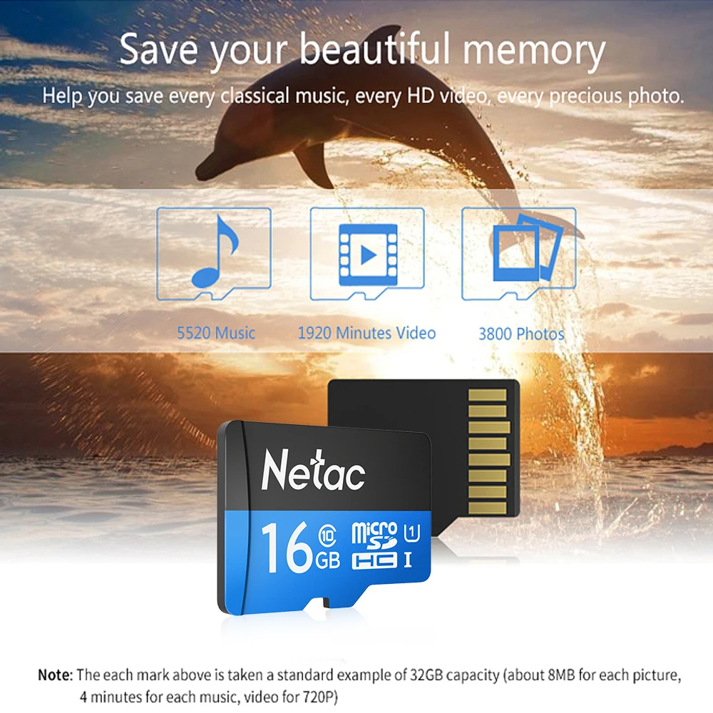 Netac P500 Pro 256 ГБ 128 Гб 64 Гб Micro SD SDXC карта TF U3 V30 до 100 МБ/с./с 32 Гб 16 Гб Micro SDHC карта U1 компьютерная видеокарта