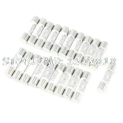 

20pcs 10 x 38mm Quick Fast Blow Ceramic Fuses 500 Volts 6Amp RT14 RT18 RO15