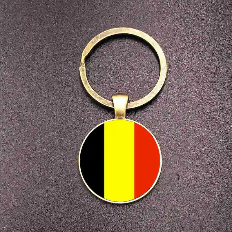 SUTEYI классические брелоки с государственными флагами флаг Болгарии Бельгии
