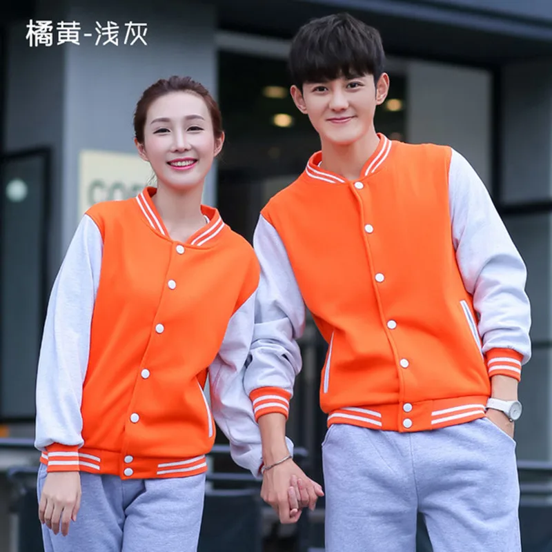 

New Men Women Baseball jacket Spring Autumn Fashion Patchwork Single-breasted Baseball Uniform Couples Casual outerwear coats
