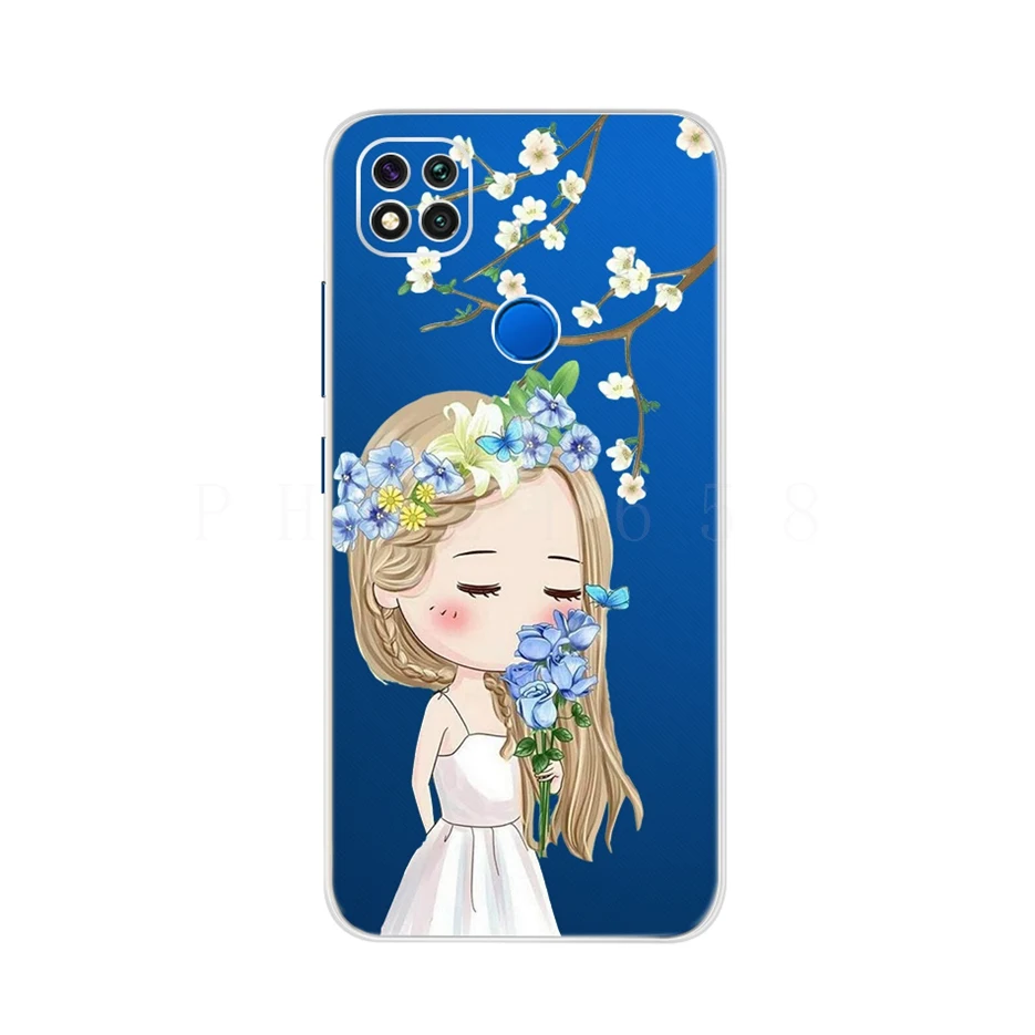 Силиконовый чехол для Xiaomi redmi 9C Redmi9C 9 C задняя крышка чехлы телефонов с милыми