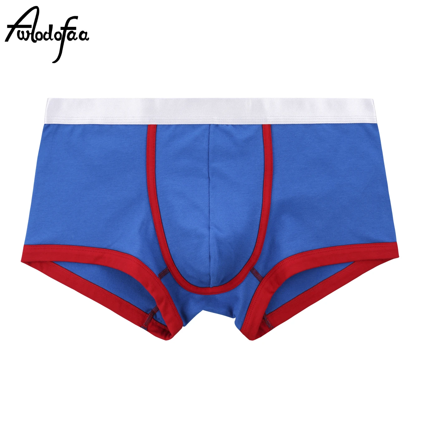 Мужские хлопковые трусы-боксеры Awodofaa черные дышащие трусы с U-образным мешочком