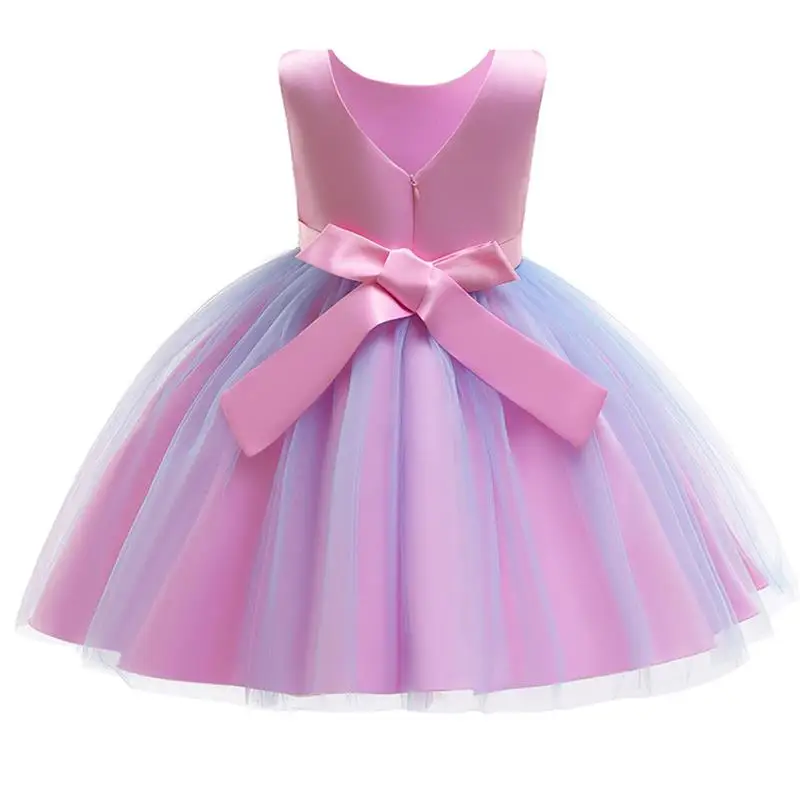 Girls Dress Summer Embroidery Elegant Tutu Princess Kids Dresses For Wedding Party Ball Gown Children Clothing 2020 | Детская одежда и