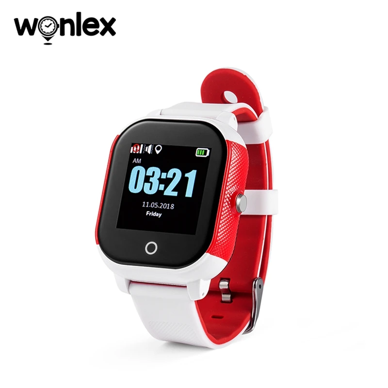 Смарт-часы Wonlex для детей монитор SOS устройство освещения 2G IP67 водонепроницаемый