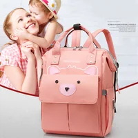 Cartoon Waterproof Mother Ladies Nappy Travel Bag Mommy Diaper Backpack Fashion Baby Carriage Nursing Bag Women Maternity Trendy
