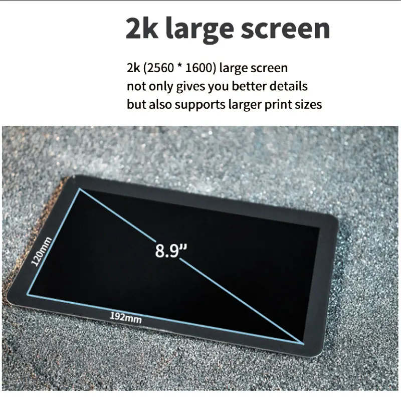 Kelant S400S DLP 3D принтер s 8 9 &quotLCD 2K лазерный УФ Смола SLA светильник лечение 192*120*200 мм