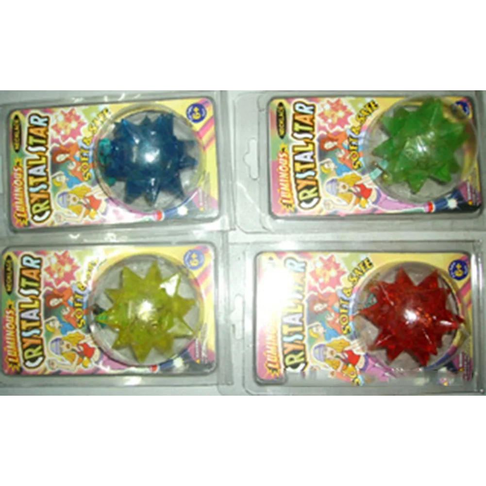 6 шт. игрушки подарки УФ ПВХ ожерелье мигающие вечерние светящиеся Ослепительная