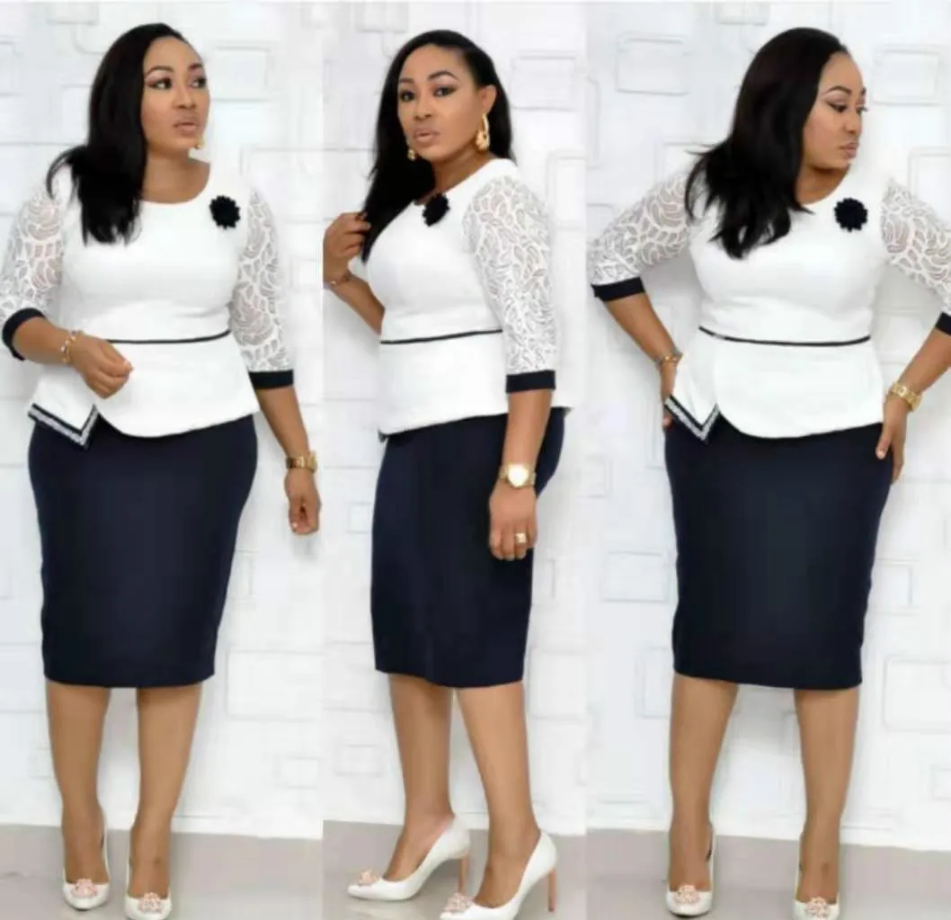 2019 Осень Элегантное модное платье Африканское женское красота размера плюс до