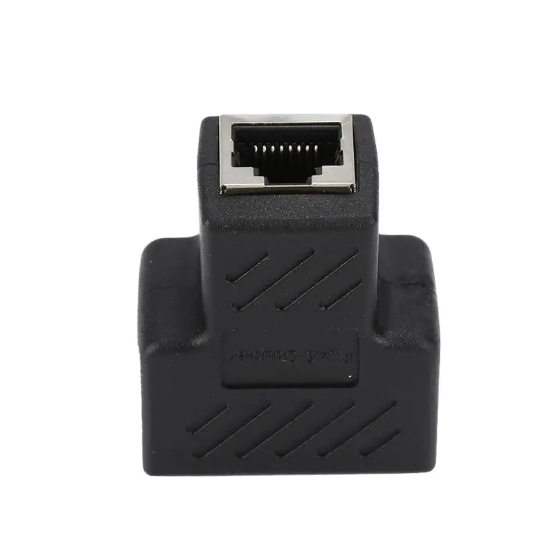 2021 New  RJ45 1 To 2 LAN Ethernet Network Cable Female Splitter Adapter Connector Splitter Extender Plug Network Tee Head images - 6