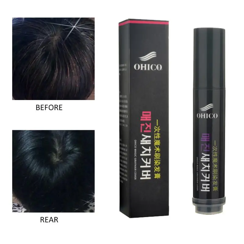 2 цвета чистый растительный съемный Макияж палочка для окрашивания волос