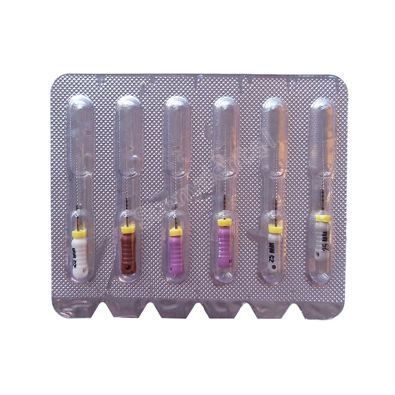 Стоматологическая C + файлы Эндодонтический пилот Нержавеющая сталь 6 10 #6