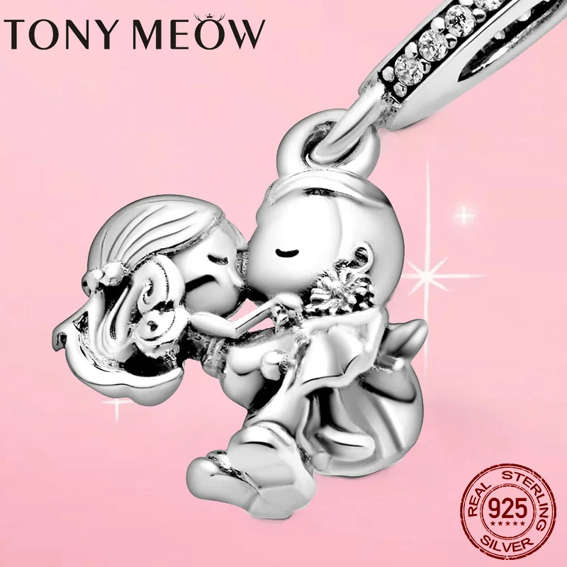 Бусины шармы для влюбленных пар из серебра 925 пробы|Бусины| |