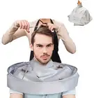 Накидка для стрижки волос накидка-Зонтик для самостоятельной стрижки, накидка для волос, передник для бритья накидка для парикмахерской, домашняя защита для чистки