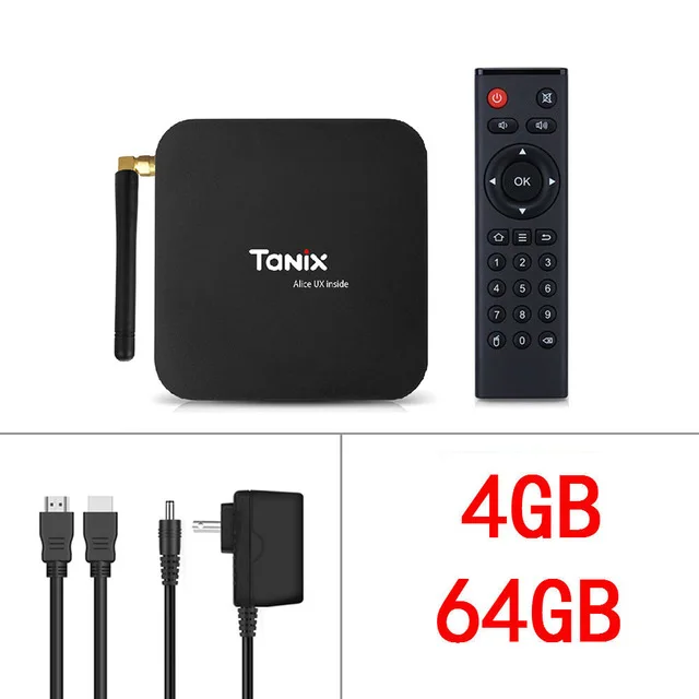 4G 64G TV Box Tanix TX6 Android 9,0 tv Box Allwinner H6 Четырехъядерный 4G ram 32G/64G rom скорость 4K 2,4G/5 GHz двойной WiFi Google Youtube медиаплеер - Цвет: 4G 64G TV Box