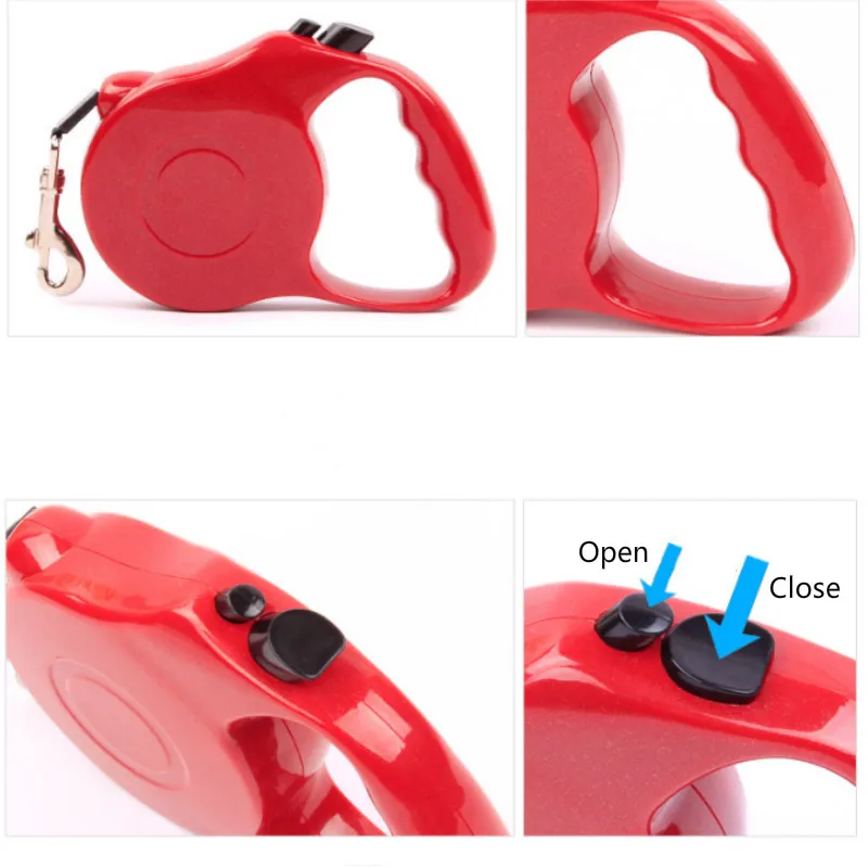 Автоматический поводок для собак нейлоновая веревка из АБС пластика 3 м 5