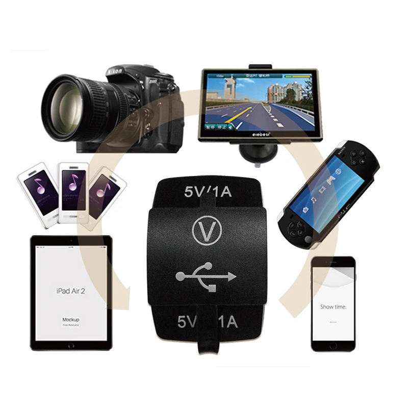 

New Arrive 12V/24V 3.1A LED Dual USB Motorcycle Car Fast Charger Socket Voltage Digital Meter Panel