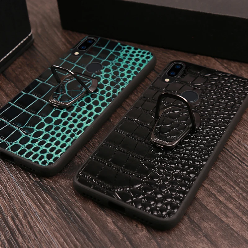 Роскошный чехол для телефона Xiaomi pocophone F1 8 9 9se 9T A1 A2 lite Max 3 Pro с крокодиловой