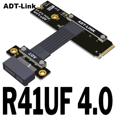 

M-Key M.2 NVMe To PCIE 4.0 Extender Riser Adapter M.2 NVMe / PCIe X1 Female PCIe 4.0 X1 Slot (16G/bps)