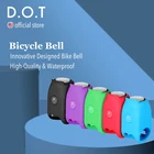 Велосипедный звонок D.O.T, электрический велосипедный звонок, 120 дБ, многоцветный дверной Звонок