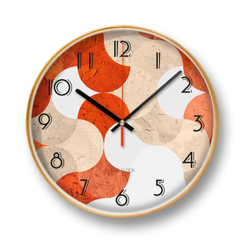 12-дюймовые металлические настенные часы скандинавские домашние бесшумные для
