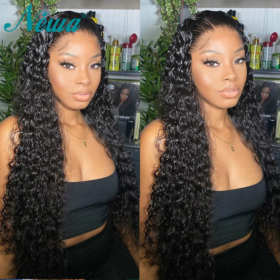 Парик Newa Hair 13x6 Женский передние искусственные бразильские кудрявые