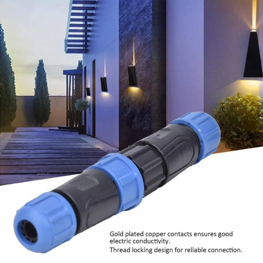 IP68 Водонепроницаемый 4 контактный нить электрический кабель Разъем гнездо