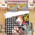 Комплект постельного белья Dio Brando Jotaro Kujo JOJO с 3D принтом, Королевский пододеяльник, наволочка, чехол, одеяло, покрывало для взрослых и детей, постельное белье
