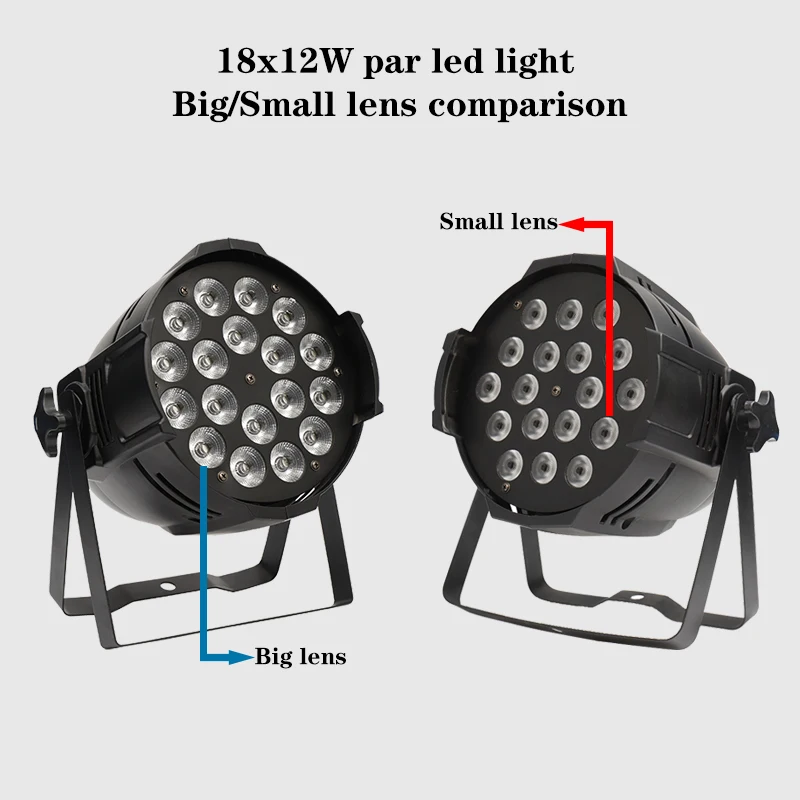 4 шт./лот 18x12 Вт светодиодные светильники Par RGBW 4in1led dmx512 освещение для дискотеки