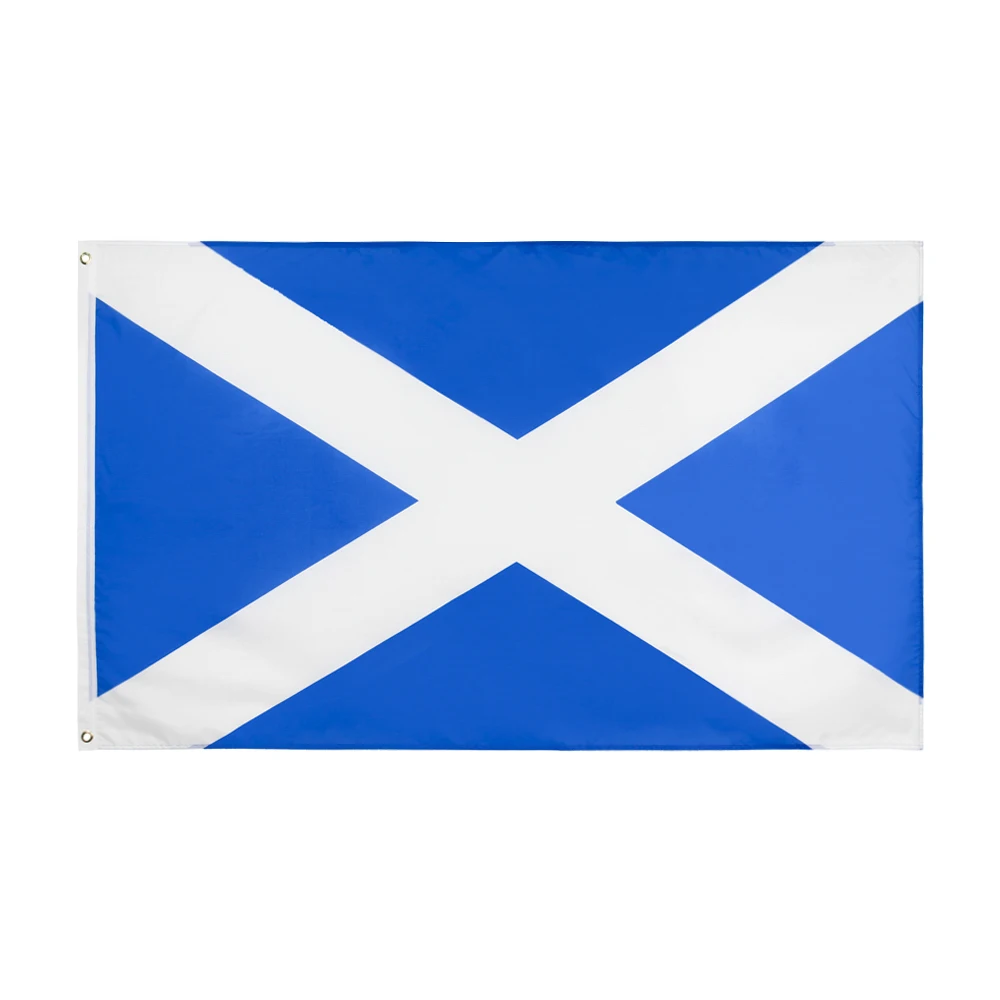 Шотландский Флаг Scottland 3x5 футов 90x150 см для украшения | Дом и сад