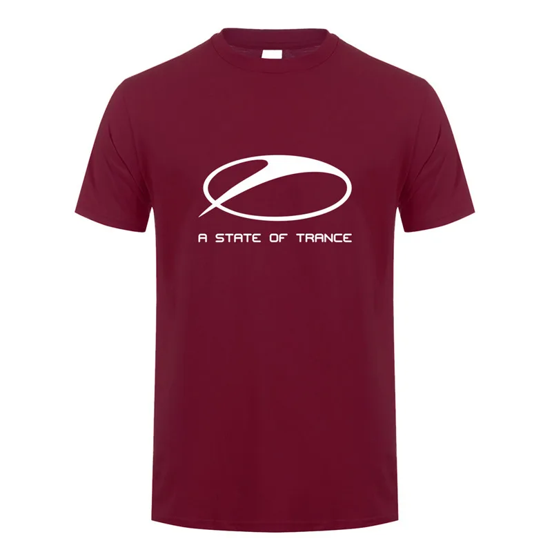 Летняя футболка Armin Van Buuren с надписью State Of Trance мужские Модные футболки коротким