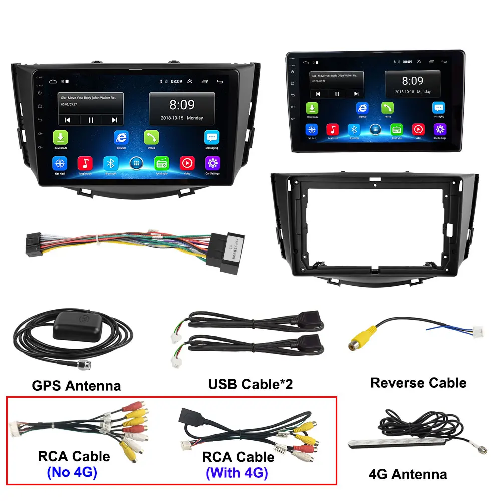 Автомобильный мультимедийный плеер EKIY 9 дюймов 2.5D IPS Android DVD Gps для Lifan X60 2012- 2016