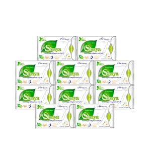 Анионные гигиенические прокладки, бамбуковый уголь, инфракрасная менструальная прокладка, Женская гигиена, Хлопковая женская гигиеническая прокладка для ухода за здоровьем, 10 упаковок