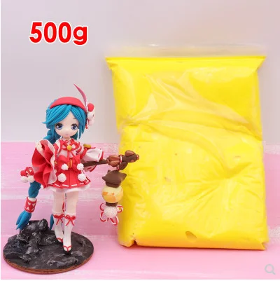 500 г/пакет профессиональная ультра светильник глина цветная мягкая кукла сделай