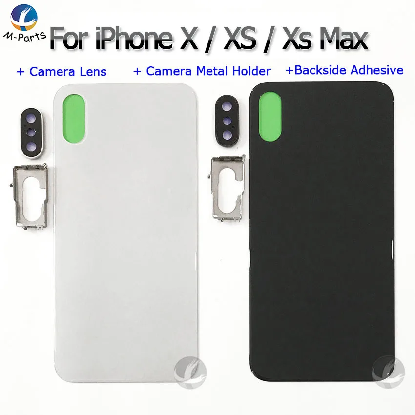 Задняя крышка из стекла для iphone X XS MAX XSM XSMax задняя Камеры Len панель кристаллов